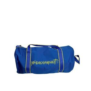 FP Movement Blue Yellow Logo Duffle Bag Gym Travel Weekender Carry On